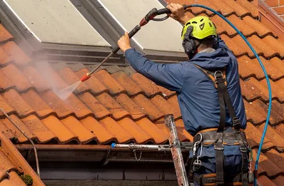 Démoussage et hydrofuge de toiture à Mérona